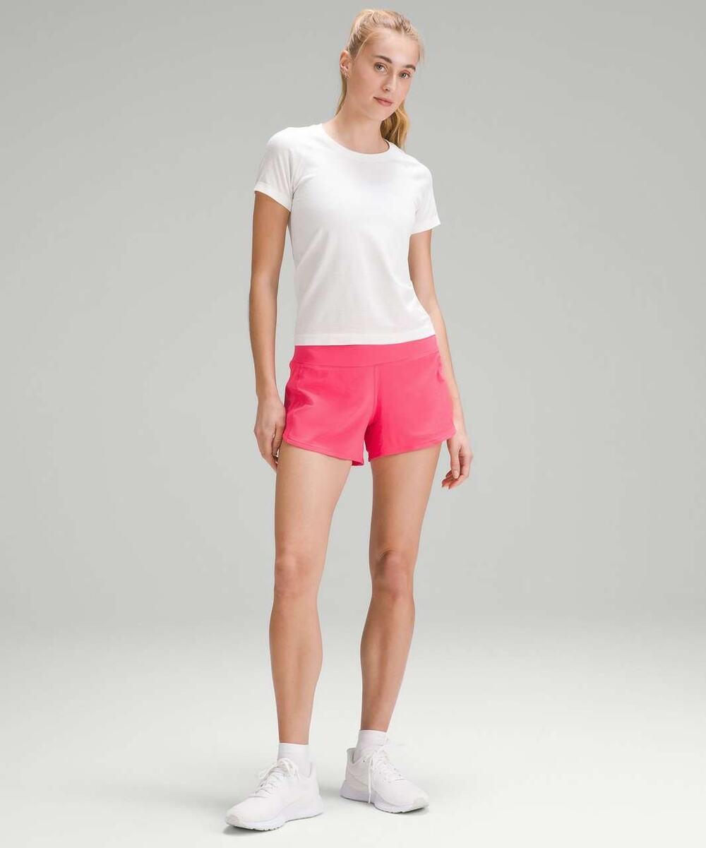 Lululemon Speed Up High-Rise Lined Short 4" Sz 4 Yoga Gym Tennis Run